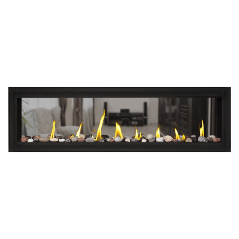 Napoleon Luxuria 62" See Thru Linear Direct Vent Gas Fireplace | LVX62N2X