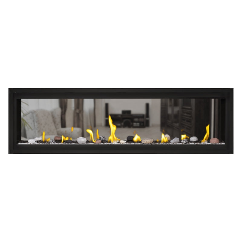 Napoleon Luxuria 62" See Thru Linear Direct Vent Gas Fireplace | LVX62N2X