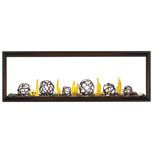 Napoleon Tall Vector 74" See Through Linear Direct Vent Gas Fireplace | TLV74N2