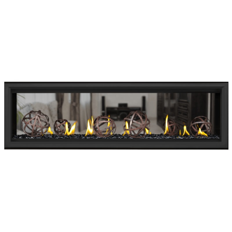 Napoleon Vector 62" See Thru Linear Direct Vent Gas Fireplace | LV62N2
