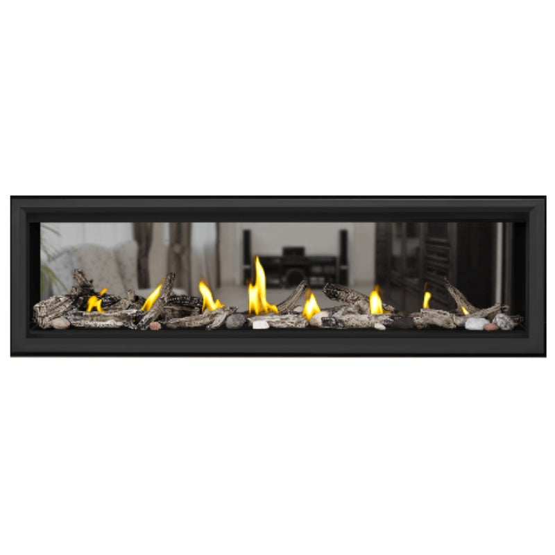 Napoleon Vector 62" See Thru Linear Direct Vent Gas Fireplace | LV62N2