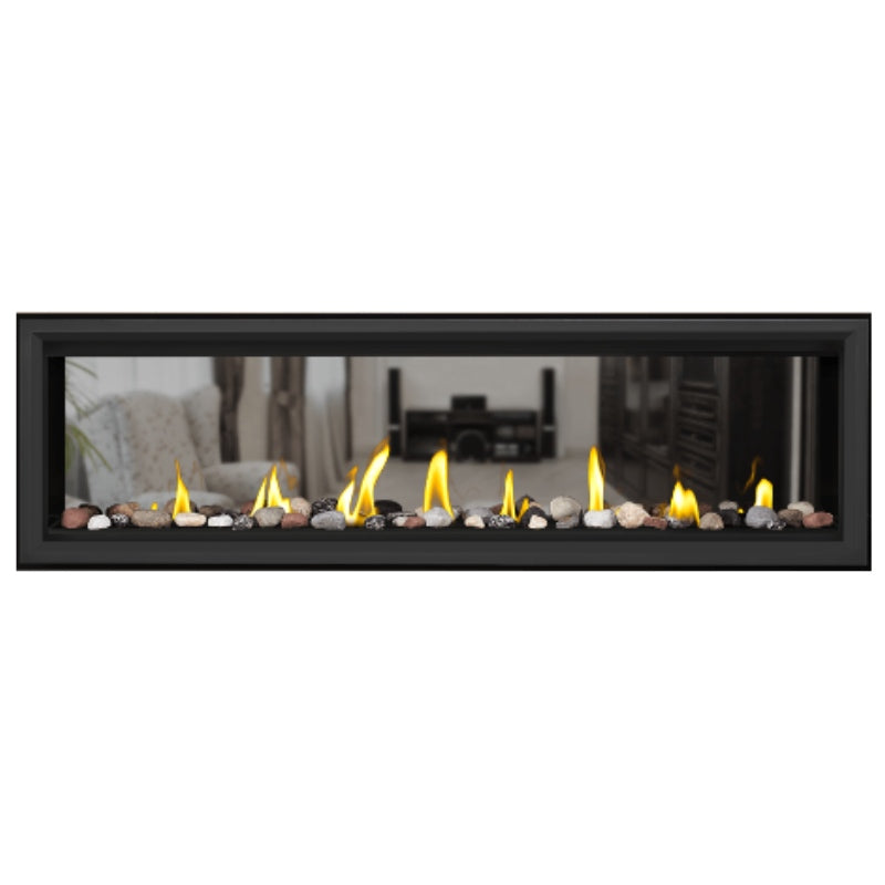 Napoleon Vector 62" See Thru Linear Direct Vent Gas Fireplace | LV62N2