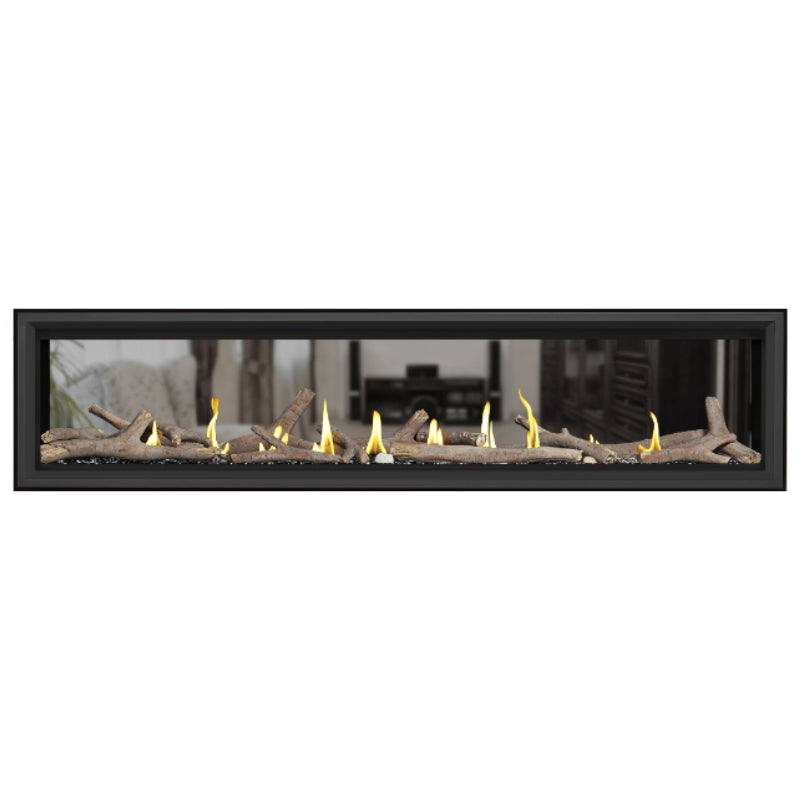 Napoleon Vector 74" See Thru Linear Direct Vent Gas Fireplace | LV74N2