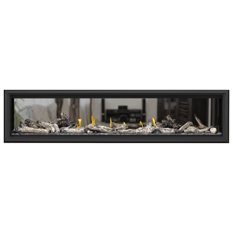 Napoleon Vector 74" See Thru Linear Direct Vent Gas Fireplace | LV74N2