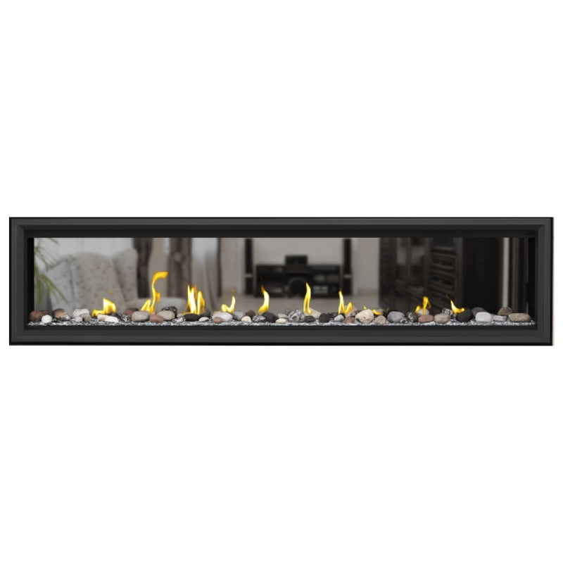 Napoleon Vector 74" See Thru Linear Direct Vent Gas Fireplace | LV74N2