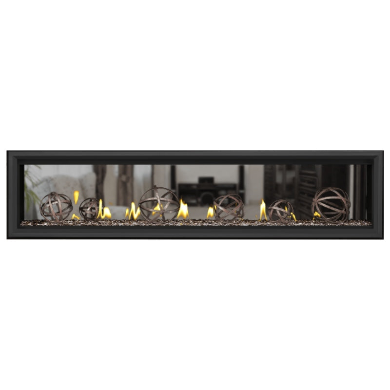 Napoleon Vector 74" See Thru Linear Direct Vent Gas Fireplace | LV74N2