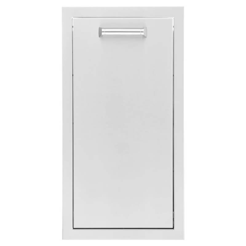 BBQ Generals Elite Series 13-Inch Stainless Steel Narrow Roll-Out Trash Drawer