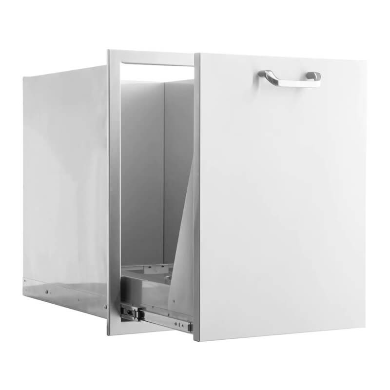 BBQ Generals Elite Series 20-Inch Roll-Out Double Trash/Recycling Drawer - Traditional