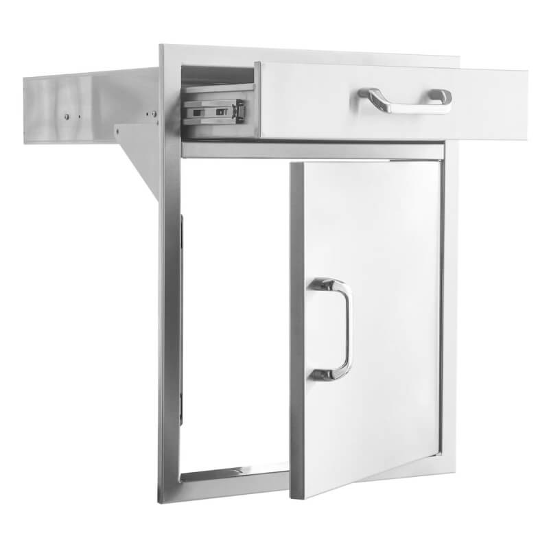 BBQ Generals Elite Series 21-Inch Access Door & Drawer Combo - Traditional