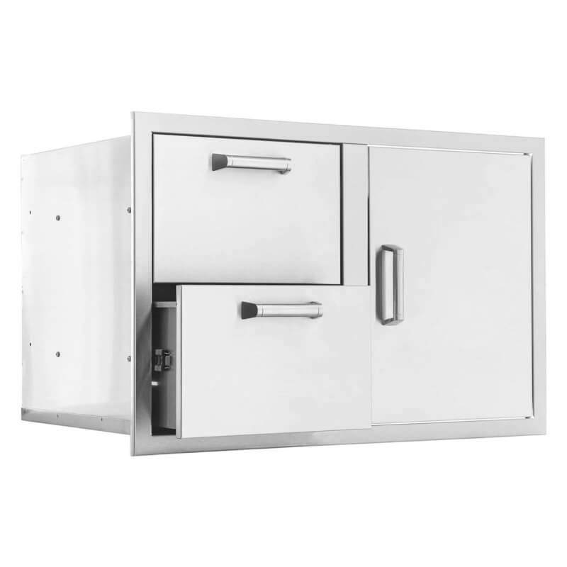 BBQ Generals Elite Series 32-Inch Access Door & Double Drawer Combo