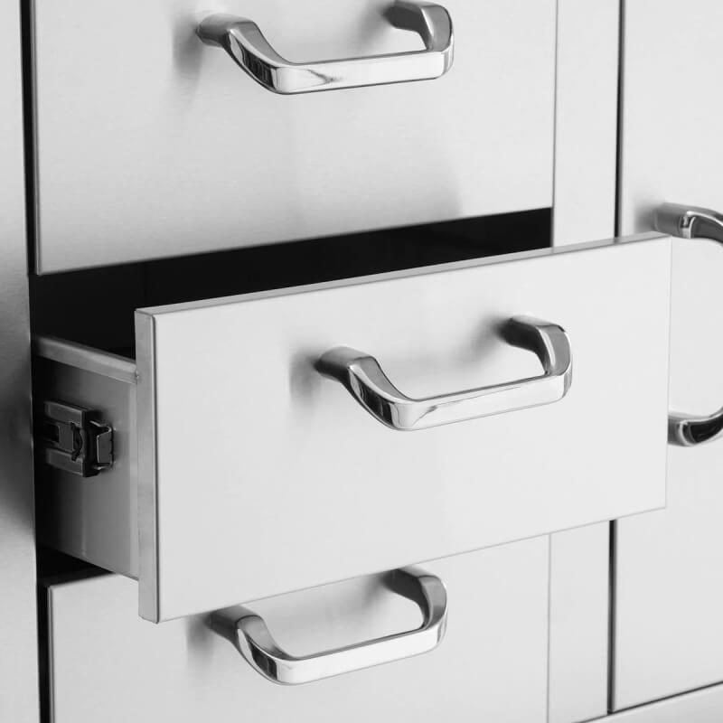 BBQ Generals Elite Series 39-Inch Access Door & Triple Drawer Combo - Traditional