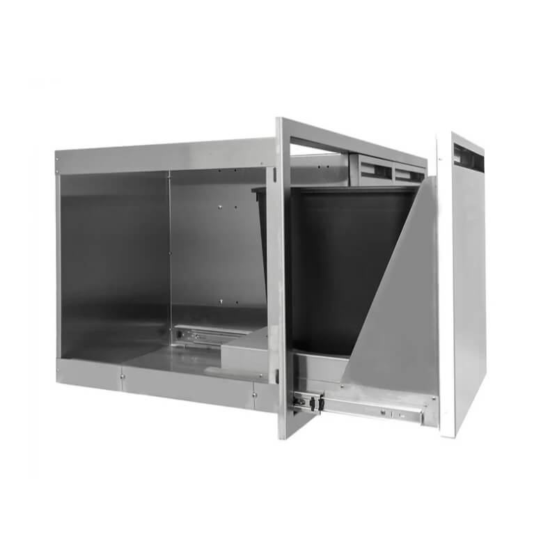 BBQ Generals Elite Series 42-Inch Door/Double Drawer w/ Trash Roll-Out Combo