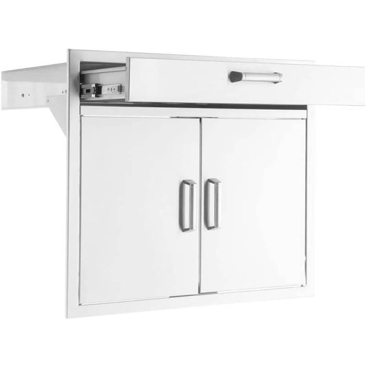BBQ Generals Elite Series 30-Inch Double Door & Single Drawer Combo
