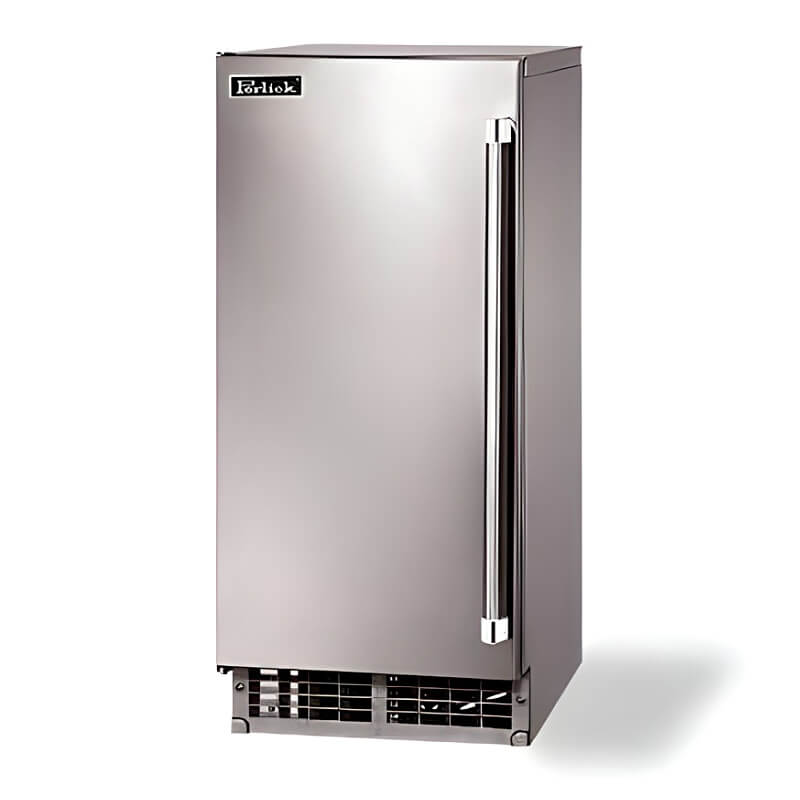 Perlick Signature Series Stainless Steel 80 Lb. 15-Inch Outdoor Cubelet Ice Maker - H80CIMS