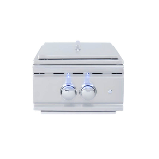 RCS Cutlass Pro Series Built-In Power Burner With Stainless Steel Lid - RSB3A