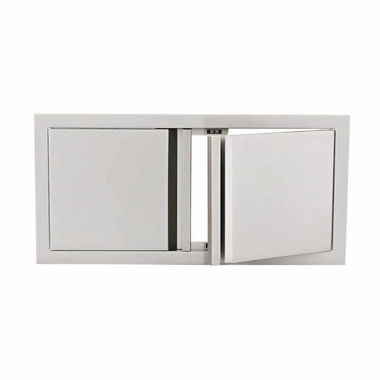 RCS Valiant 33 Inch Low Profile Stainless Steel Double Door - VDD3