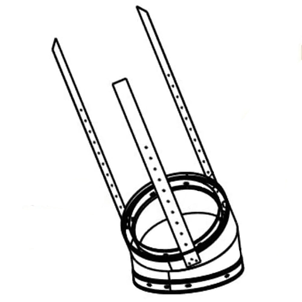 Majestic SL330 Degree Elbow Offset and Return Pipe