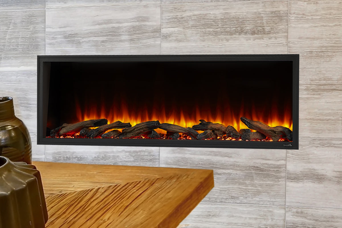 SimpliFire Scion 55'' Built-In Linear Electric Fireplace