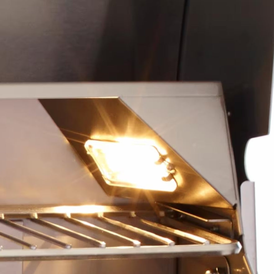 Bull 38-Inch 5-Burner Brahma Built-In Gas Grill with Infrared Backburner & Rotisserie