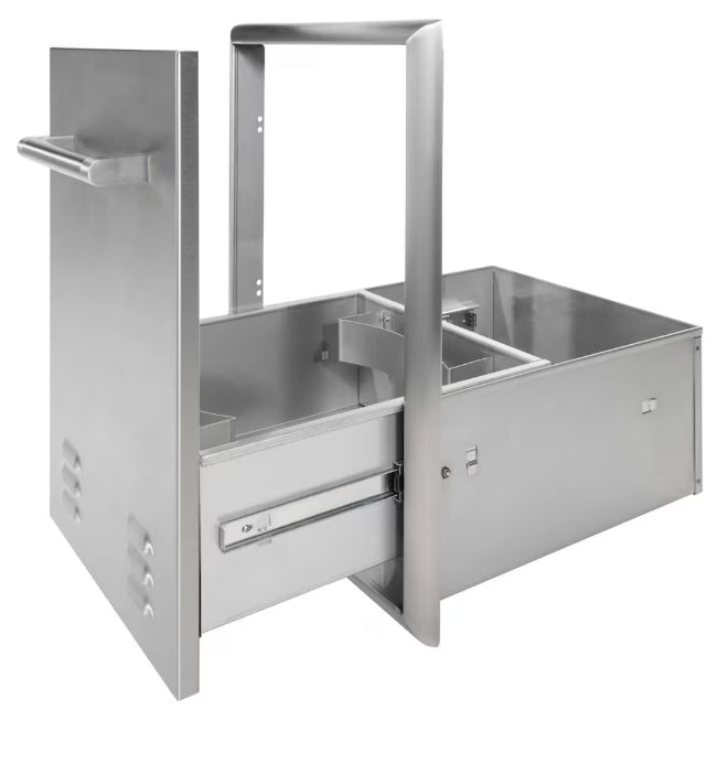 Coyote 18 Inch Trash Bin / Propane Tank Drawer - C3-POD