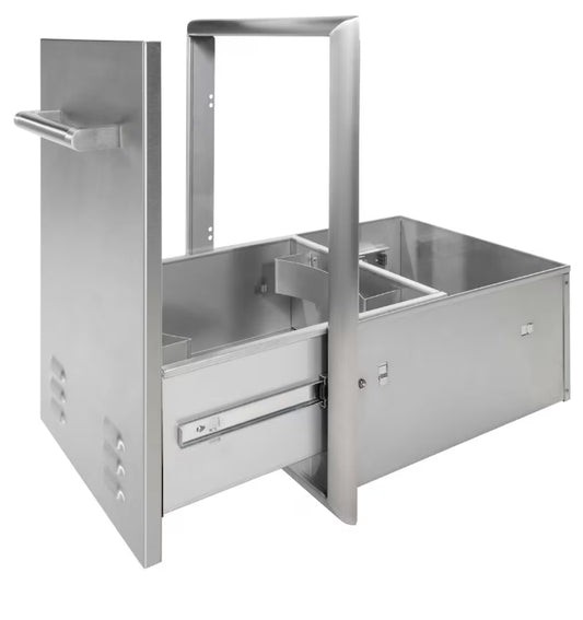 Coyote 18 Inch Trash Bin / Propane Tank Drawer - C3-POD