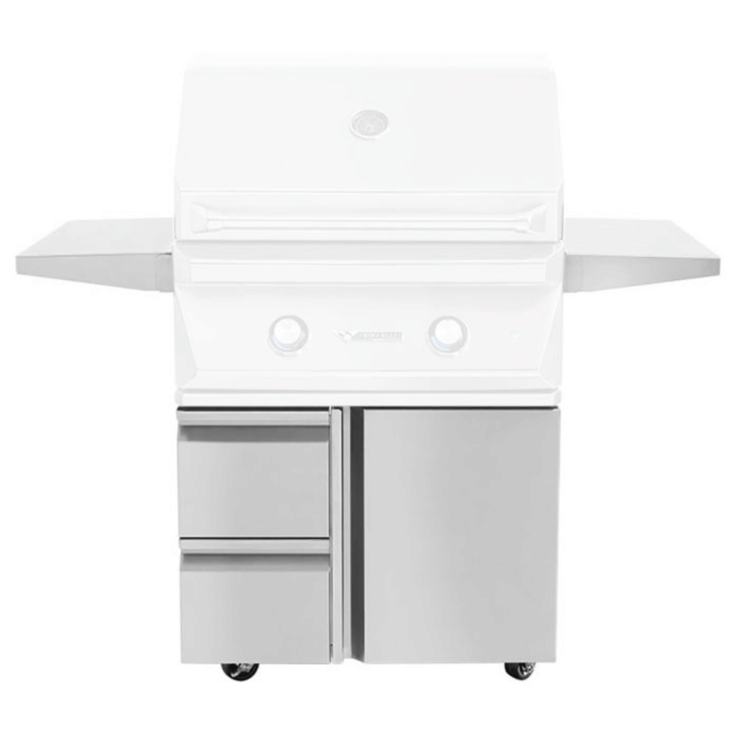 Twin Eagles 30-Inch Freestanding Grill Cart With Door and Drawers Storage