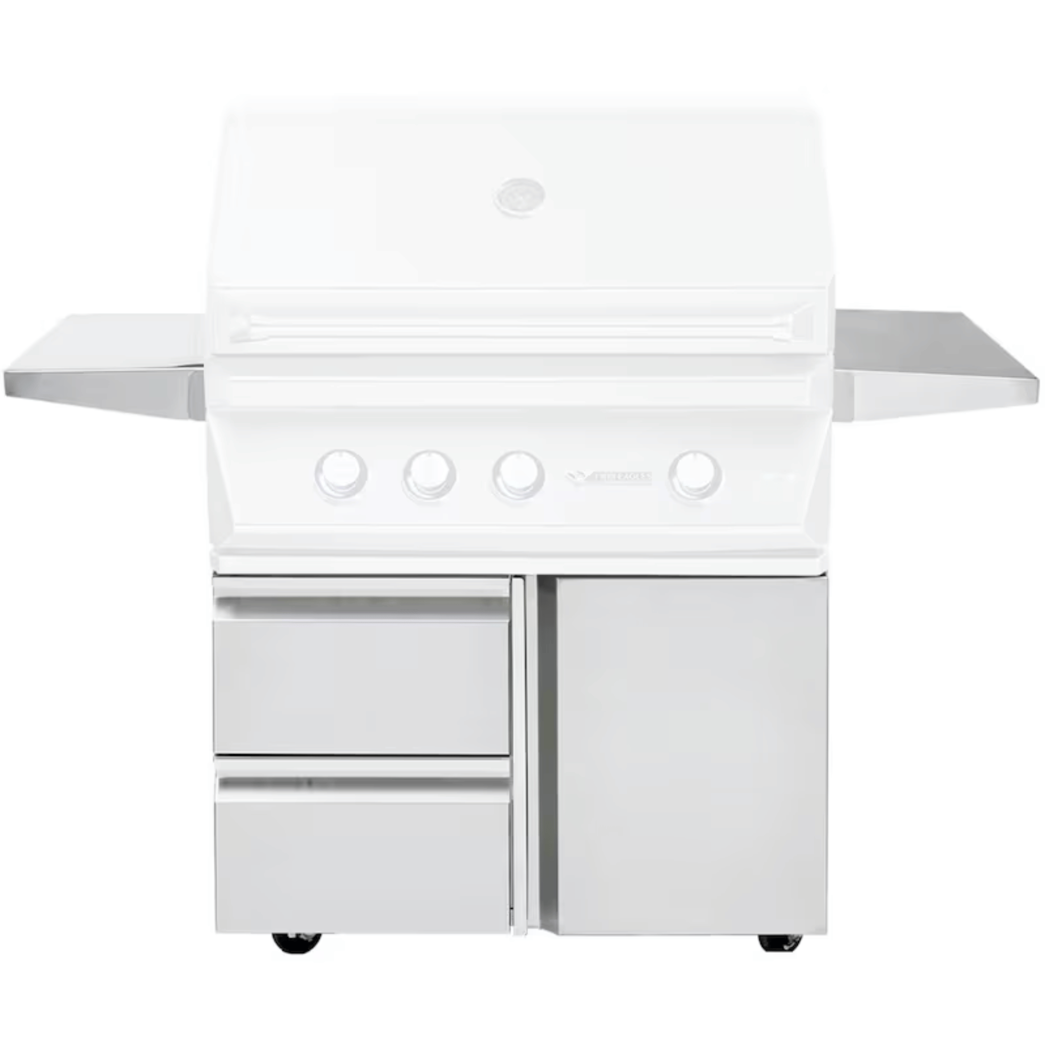 Twin Eagles 36-Inch Freestanding Grill Cart With Two Storage Drawers & One Access Door