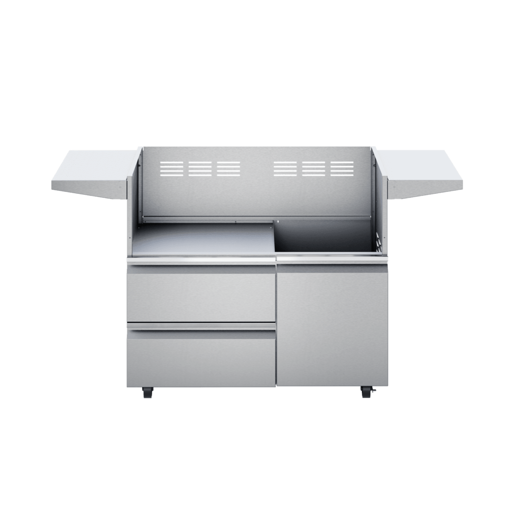 Twin Eagles 42-Inch Freestanding Grill Cart with Storage Drawers & Single Door