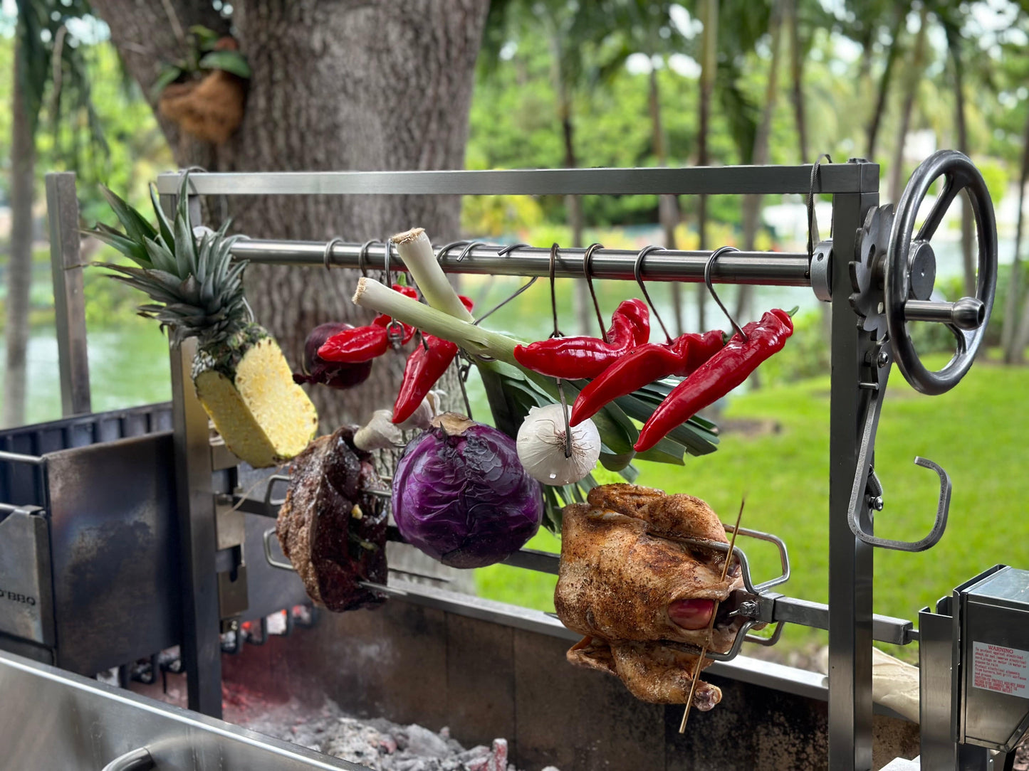 Tagwood BBQ Stainless Steel Rotisserie Kit For BBQ03SS, BBQ03SI, BBQ05SS, BBQ23SS, & BBQ25SS Grills - BBQ50SS