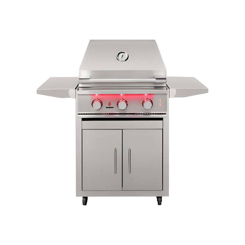 TrueFlame 25 Inch 3 Burner Freestanding Gas Grill