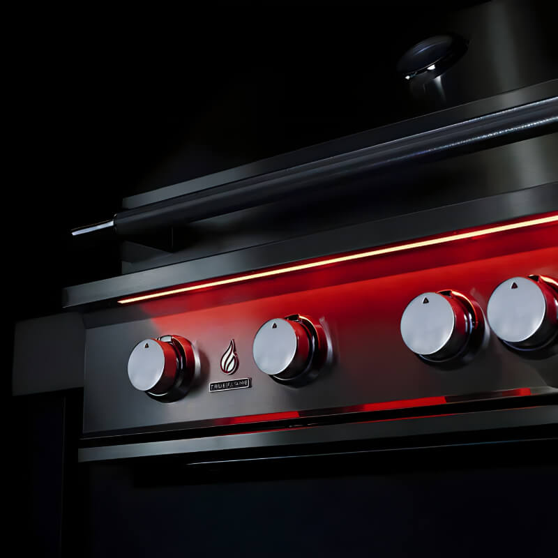 TrueFlame 32 Inch 4 Burner Freestanding Gas Grill