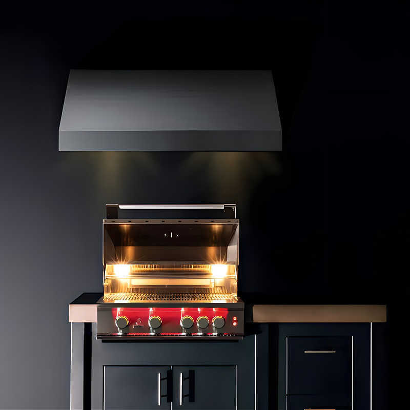 TrueFlame 32 Inch 4 Burner Built-In Gas Grill