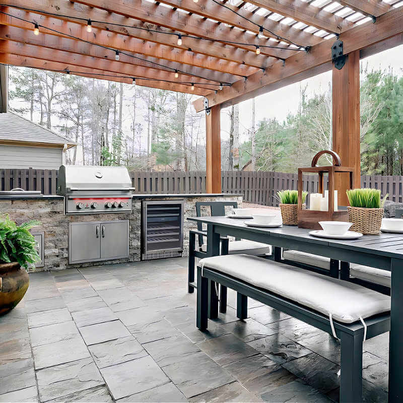 TrueFlame 32 Inch 4 Burner Built-In Gas Grill