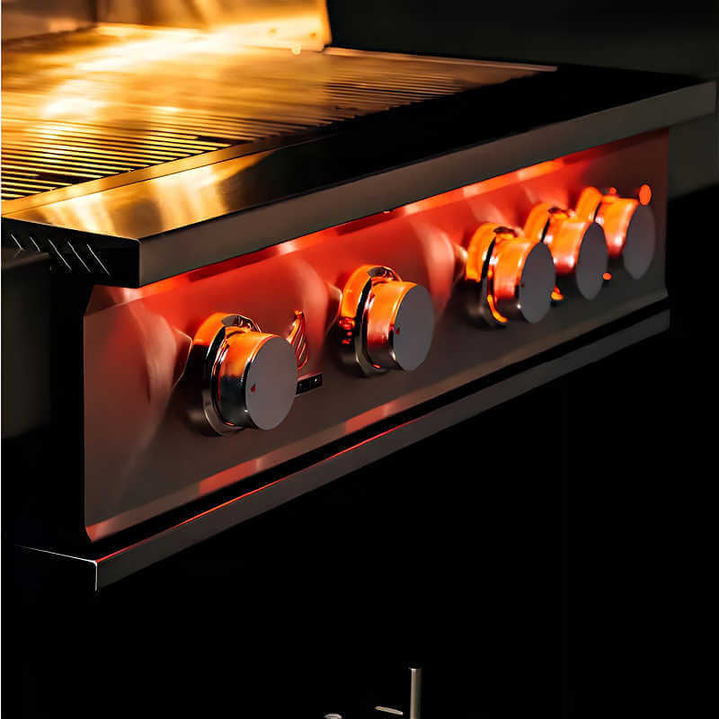 TrueFlame 32 Inch 4 Burner Built-In Gas Grill