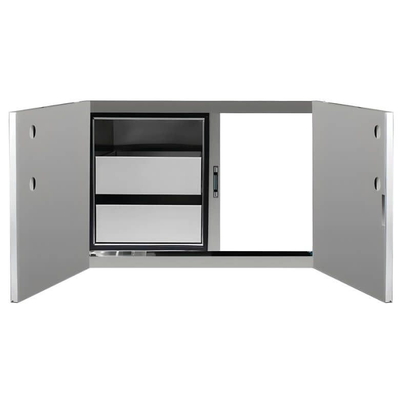 TrueFlame 36 Inch Two Drawer Dry Storage and Access Door Combo - TF-DP-36AC