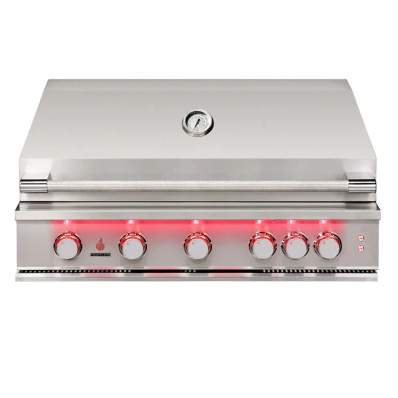 TrueFlame 40 Inch 5 Burner Built-In Gas Grill