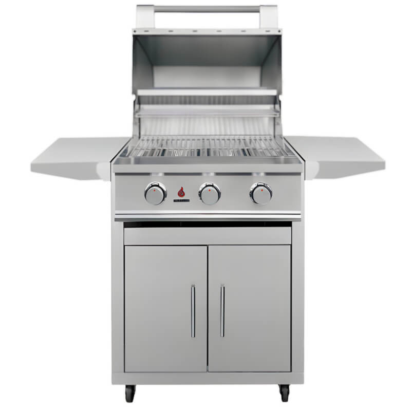 TrueFlame E Series 25 Inch 3 Burner Freestanding Gas Grill