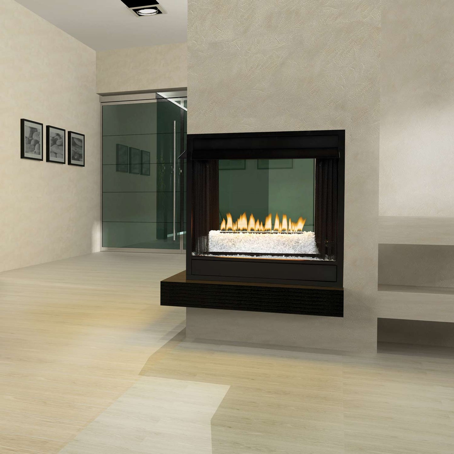 Empire Loft Series Ventless Double Sided Burner, 24-Inches