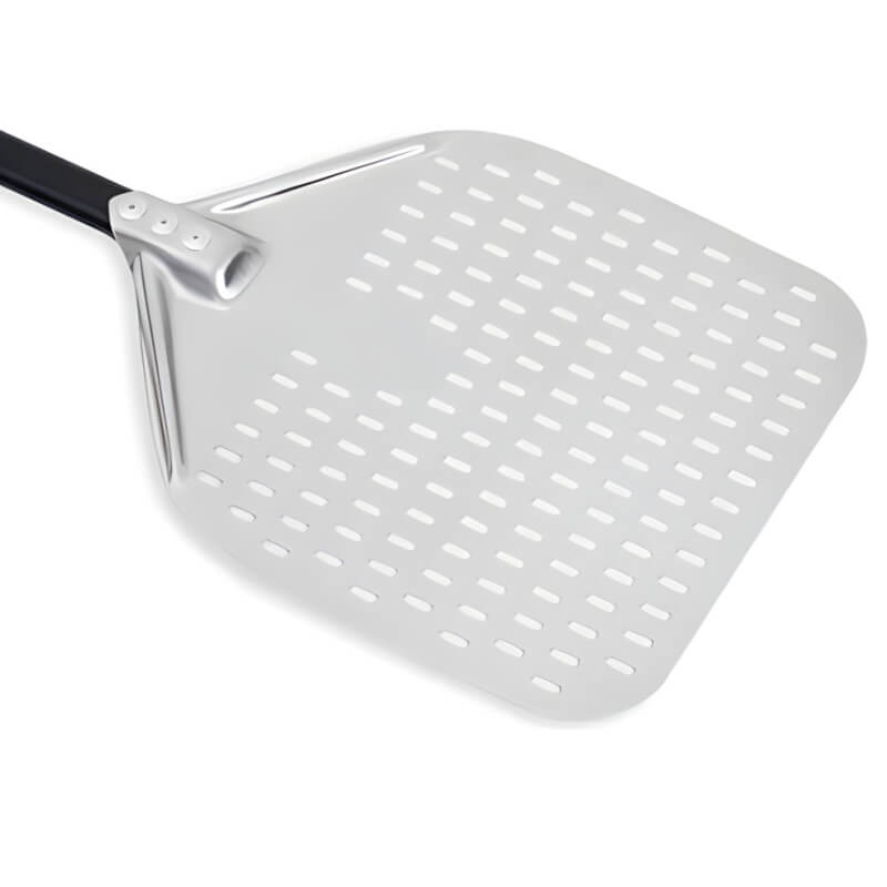 WPPO 12-Inch Square Aluminum Pro Turning Pizza Peel - WKPA-peel12