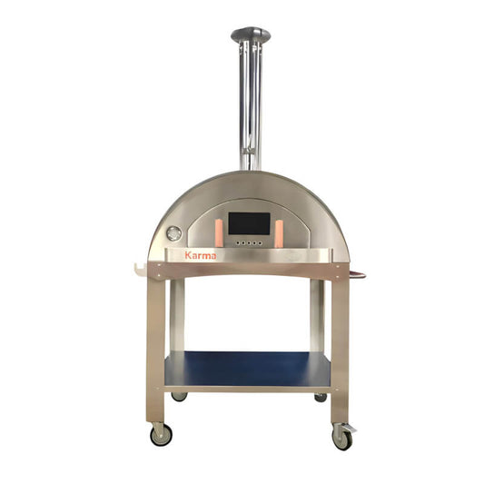 WPPO Karma 42 Inch Stainless Steel Outdoor Pizza Oven Cart - WKCT-3S
