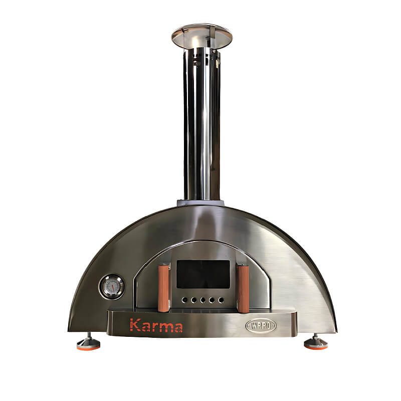 WPPO Karma Professional 32 Inch Stainless Steel Wood Fired Pizza Oven - WKK-02S-304SS-2