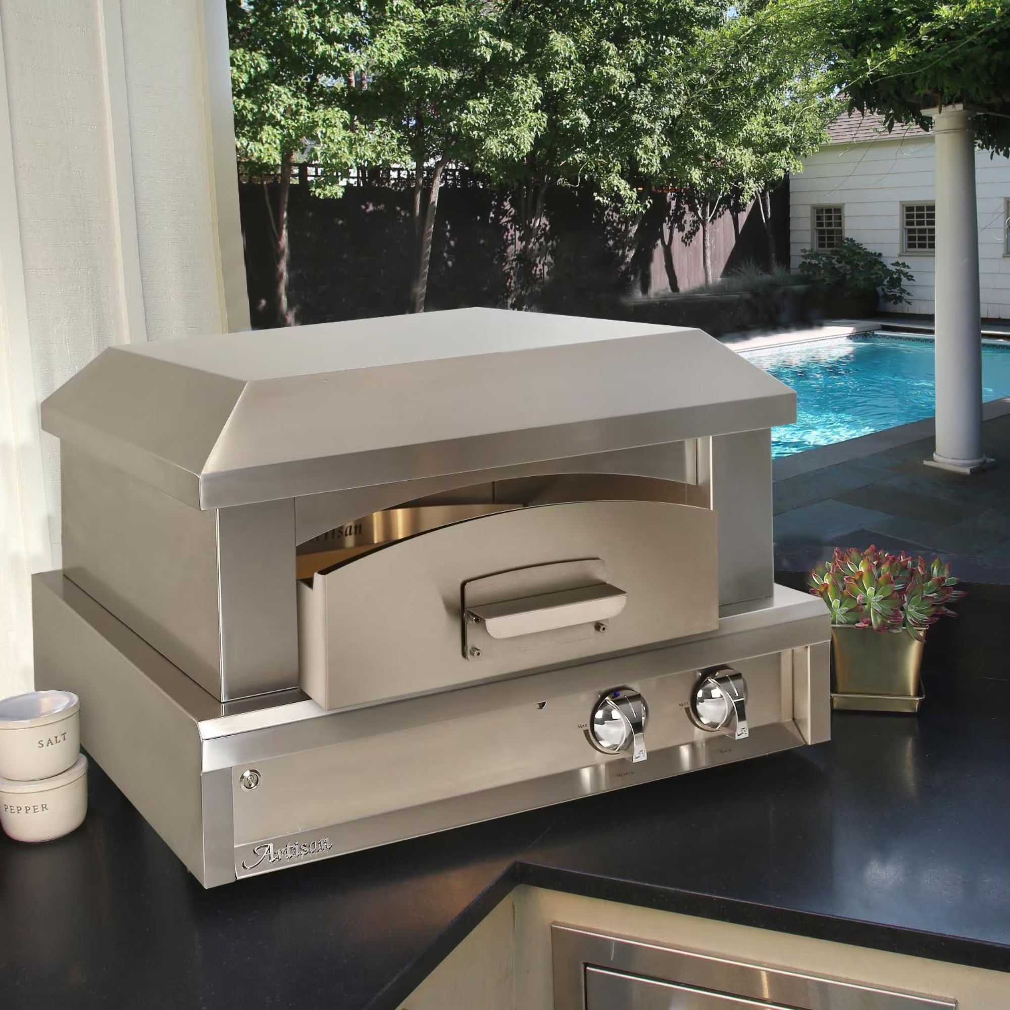 Artisan Professional 29-Inch Countertop Outdoor Gas Pizza Oven