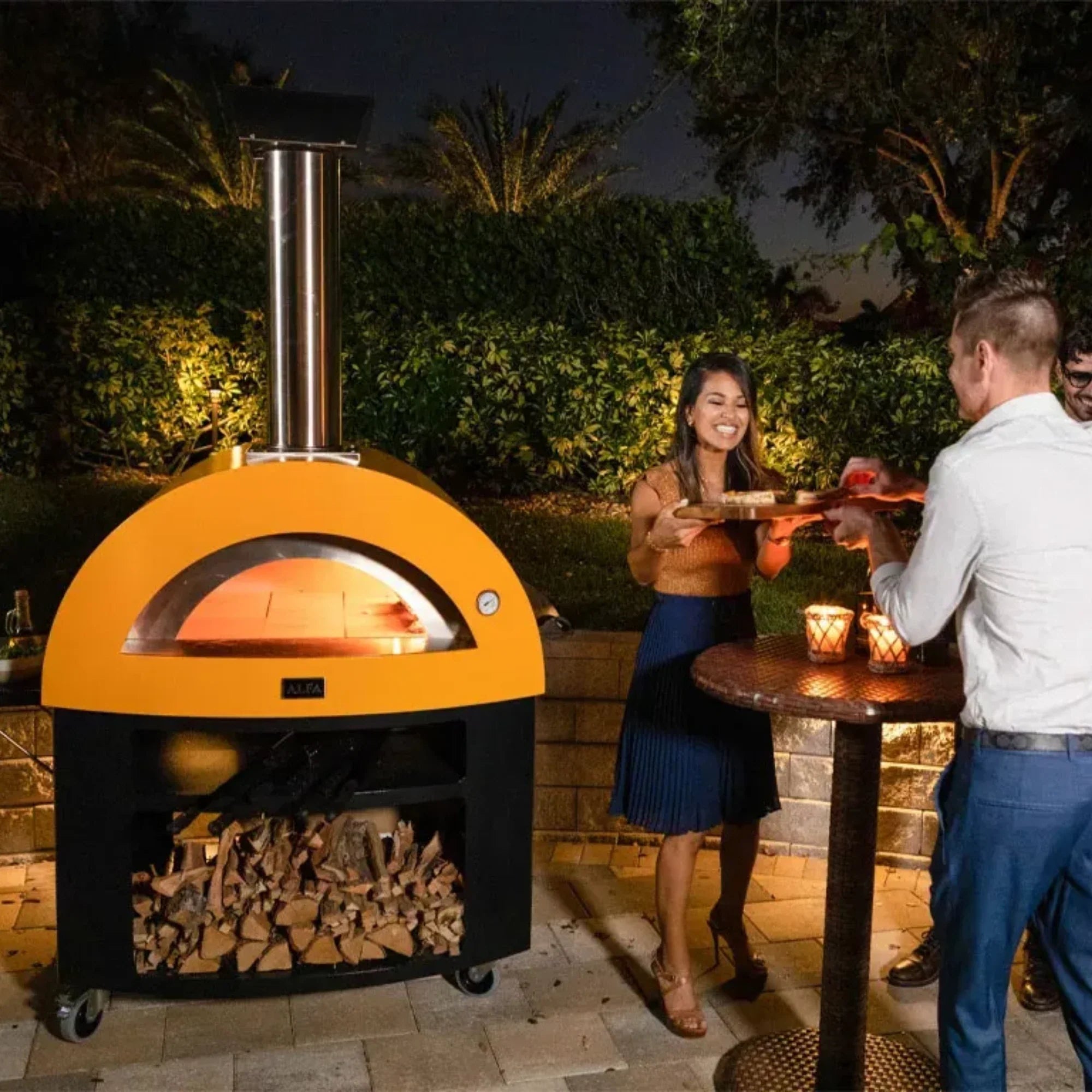Alfa Moderno 5 Pizze Outdoor Natural Gas Pizza Oven