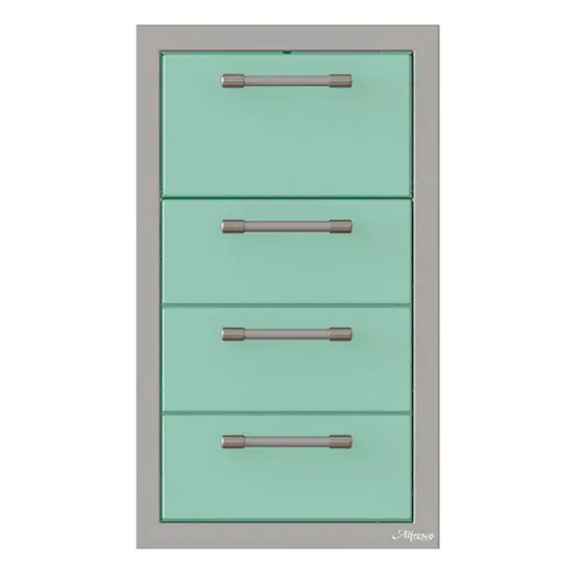 Alfresco 17-Inch Stainless Steel Triple Drawer & Paper Towel Holder Combo