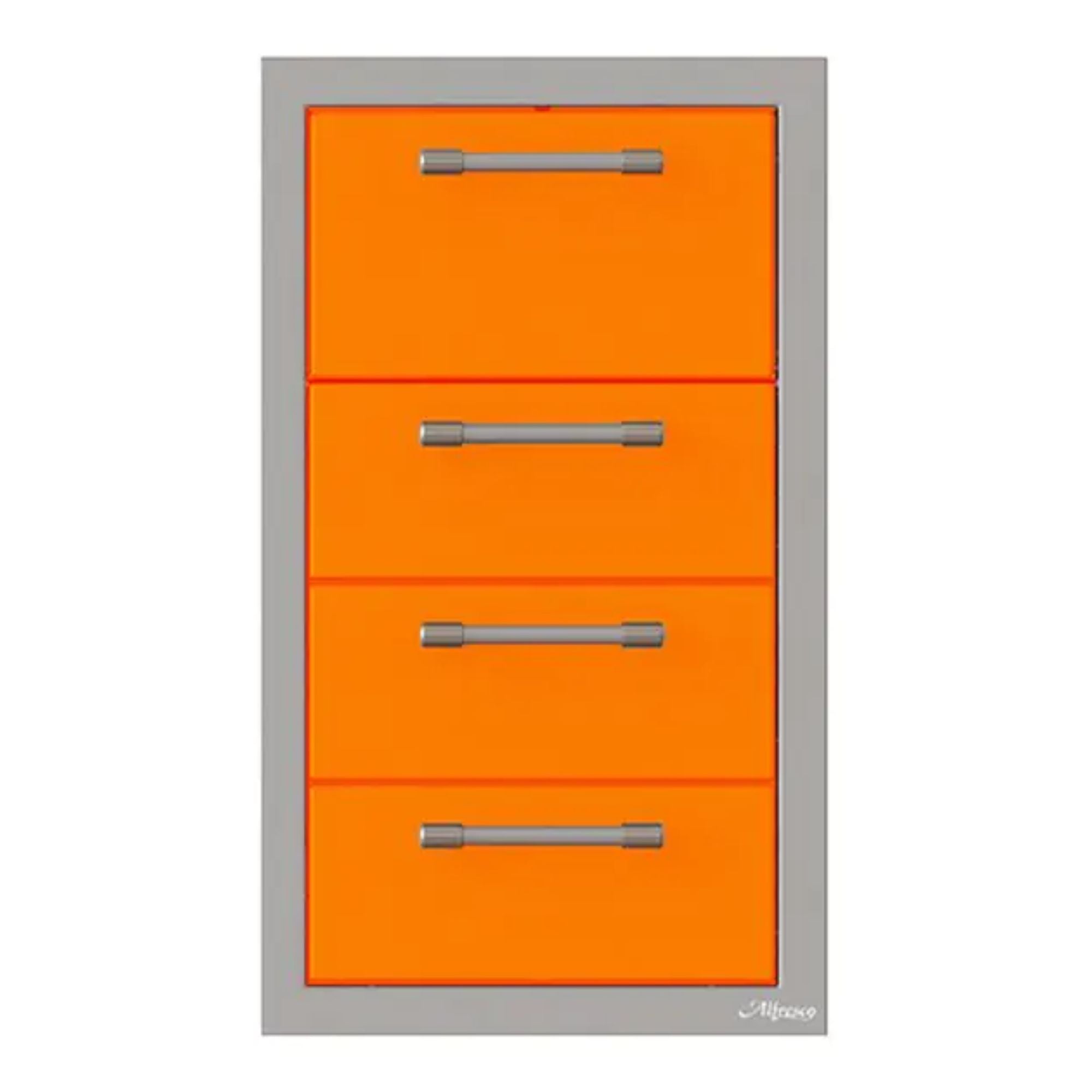 Alfresco 17-Inch Stainless Steel Triple Drawer & Paper Towel Holder Combo