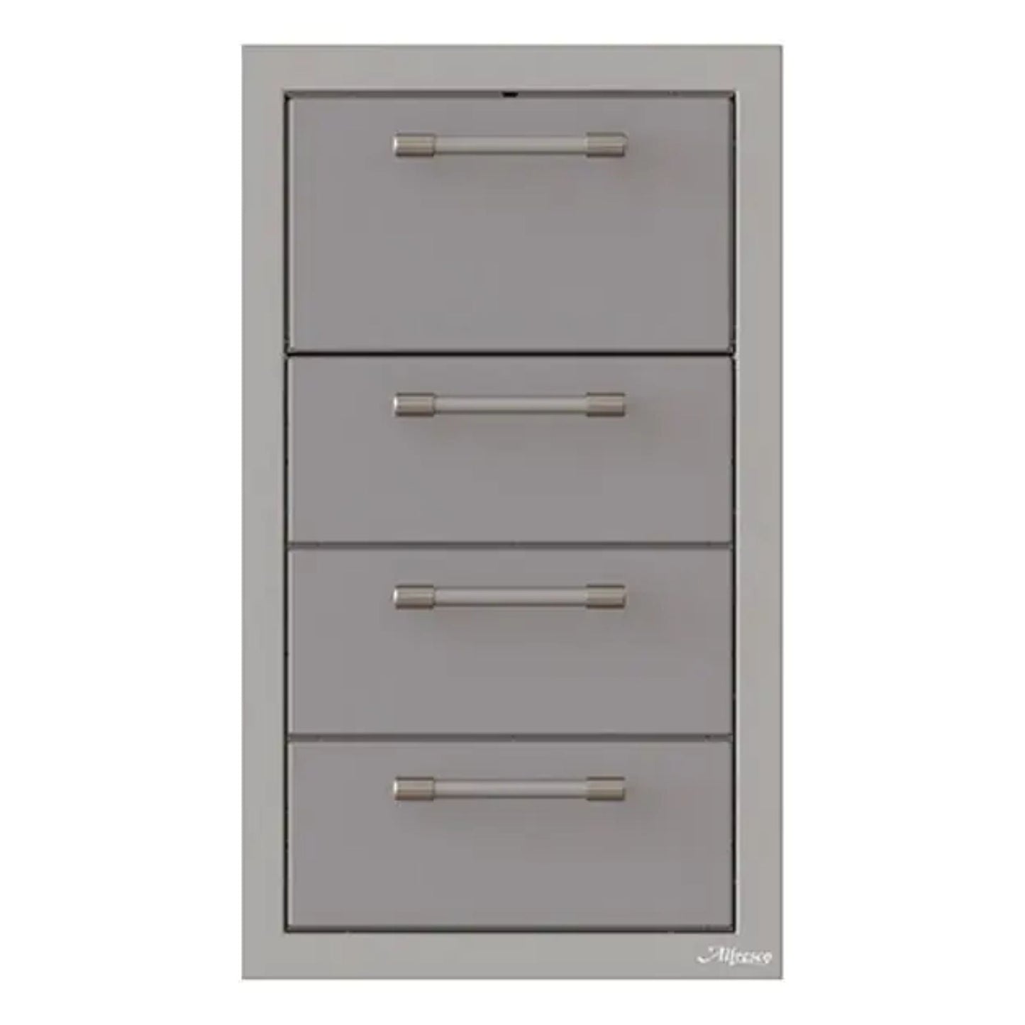 Alfresco 17-Inch Stainless Steel Triple Drawer & Paper Towel Holder Combo