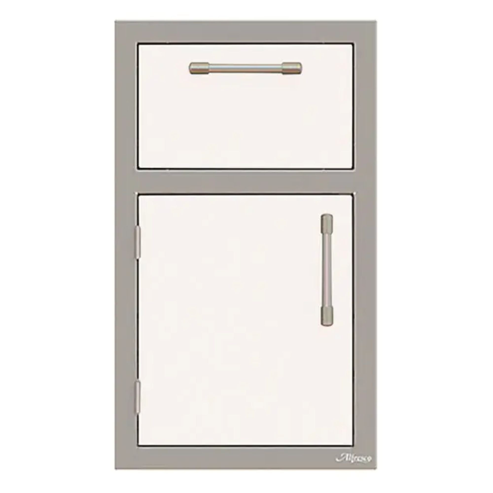 Alfresco 17-Inch Stainless Steel Left-Hinged Soft-Close Door & Drawer Combo
