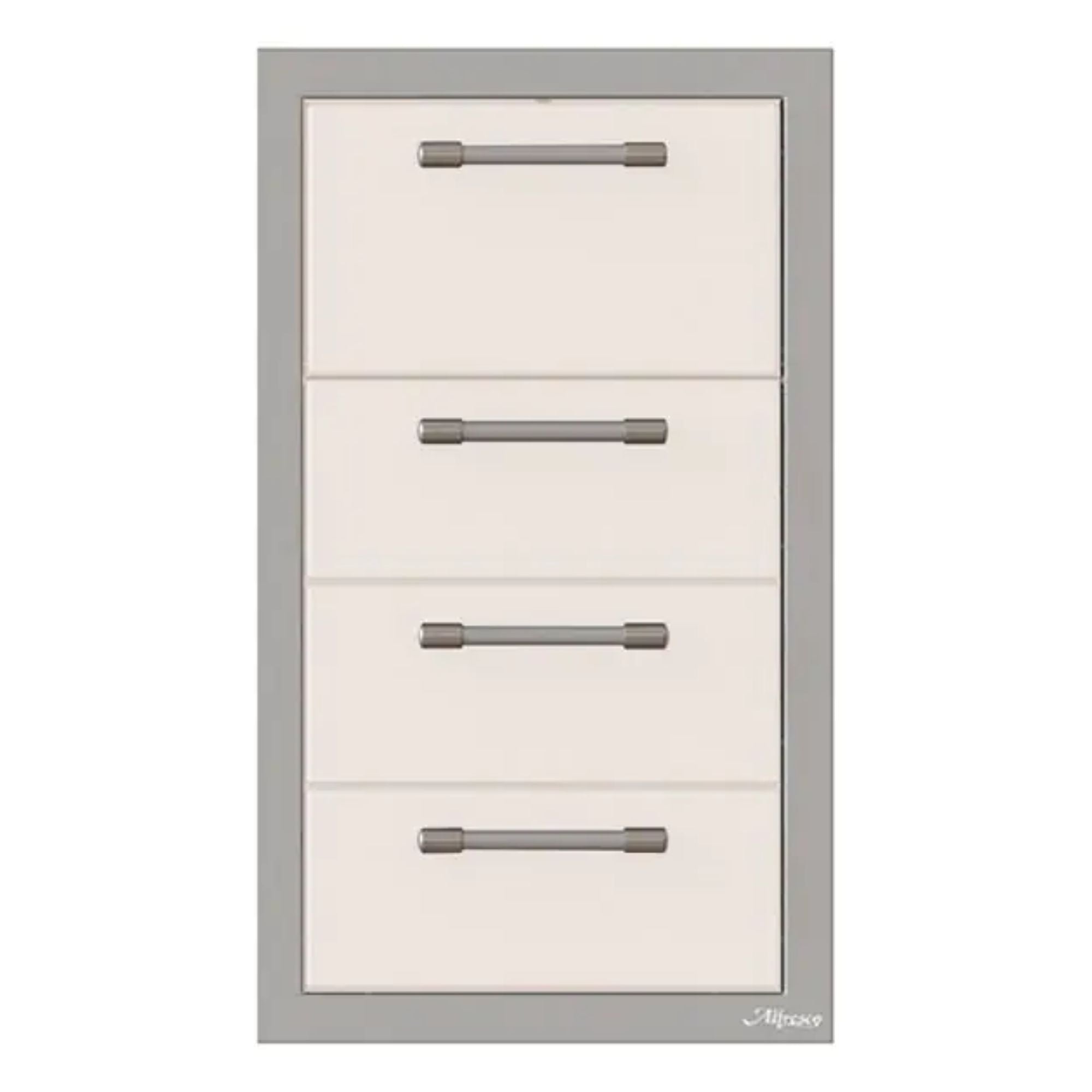 Alfresco 17-Inch Stainless Steel Triple Drawer & Paper Towel Holder Combo