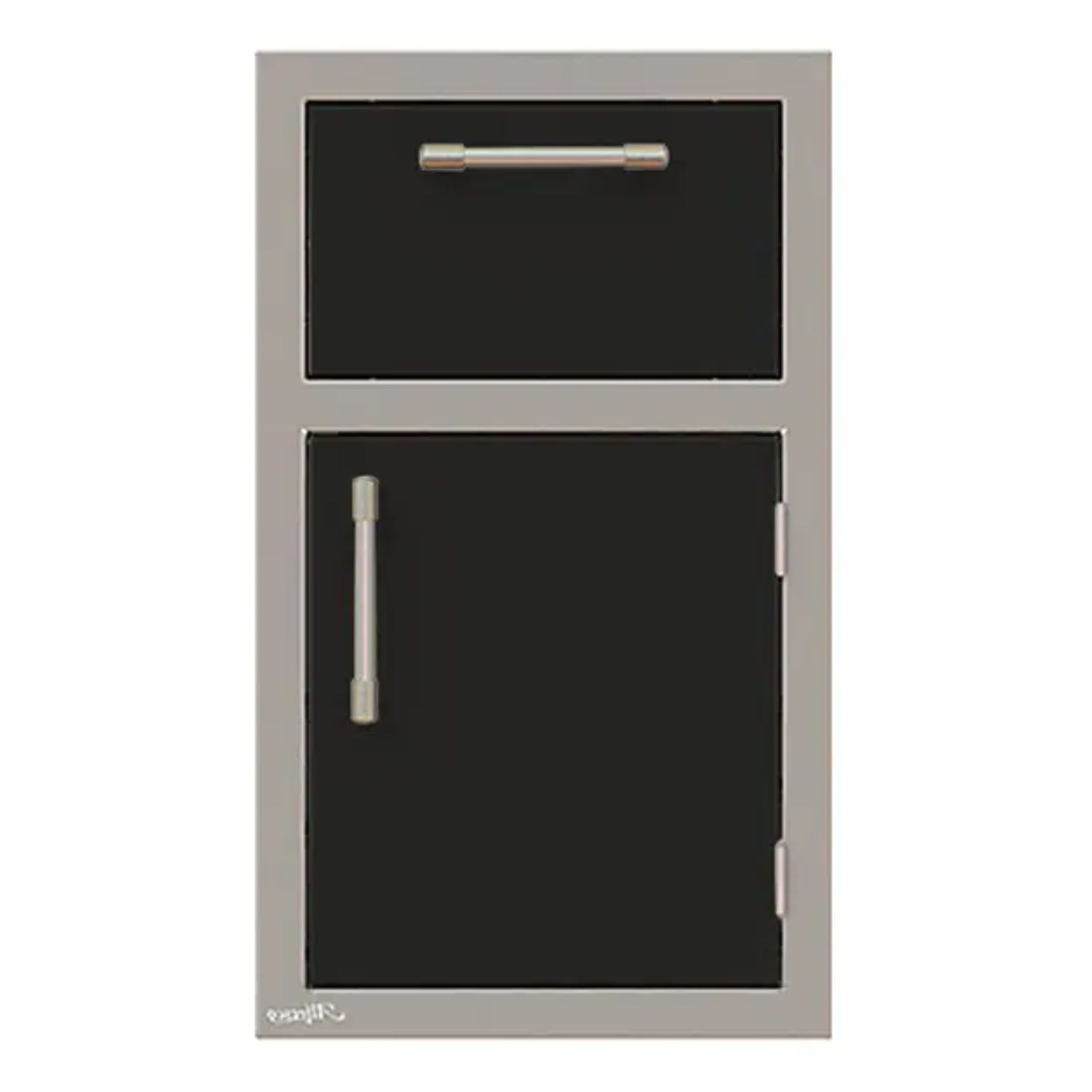 Alfresco 17-Inch Stainless Steel Right-Hinged Soft-Close Door & Drawer Combo