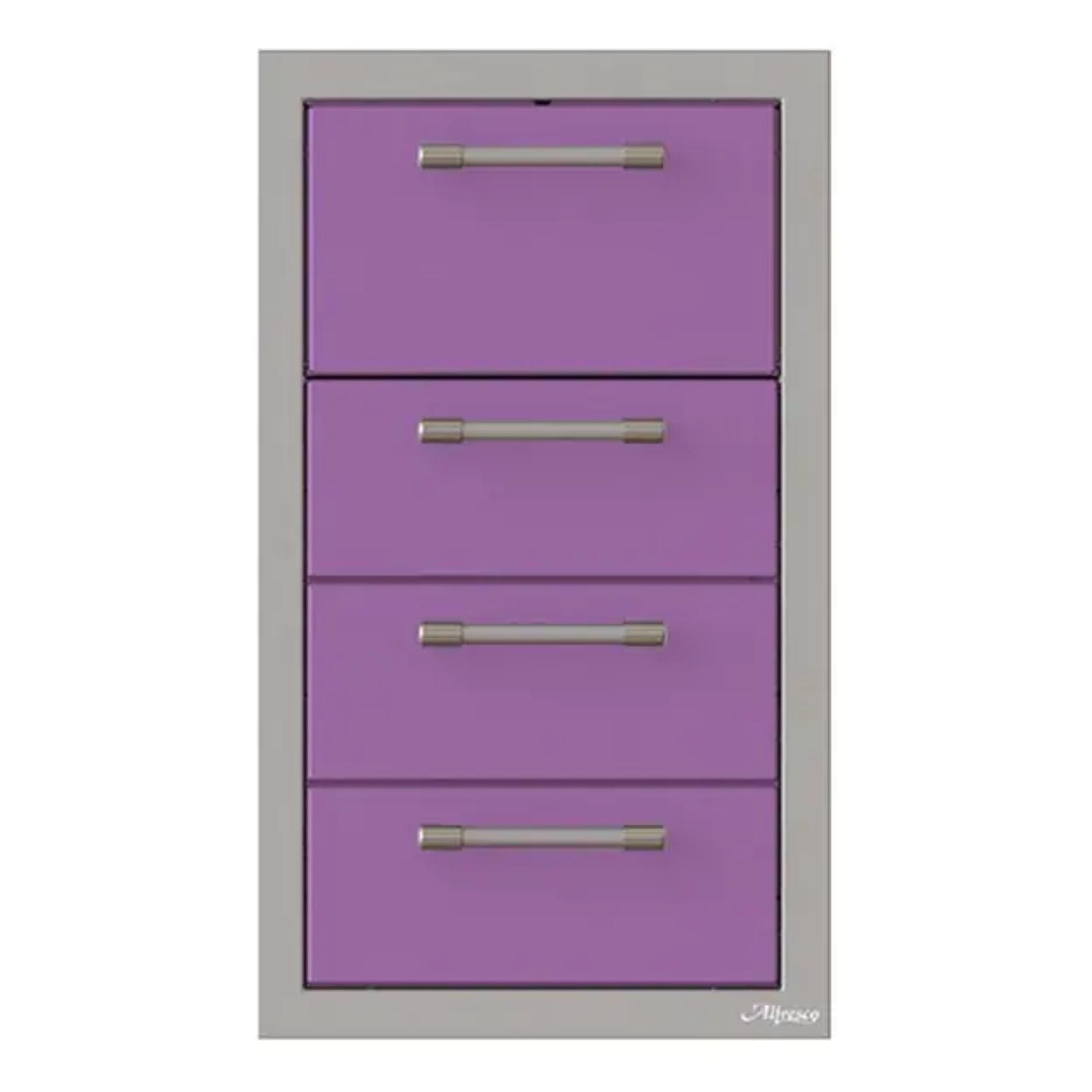 Alfresco 17-Inch Stainless Steel Triple Drawer & Paper Towel Holder Combo